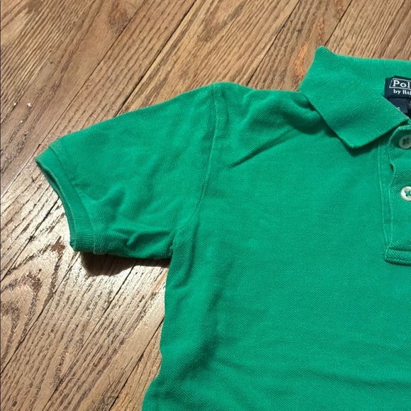 Ralph Lauren Green Jersey with Classic Polo Collar - Picture 4 of 7